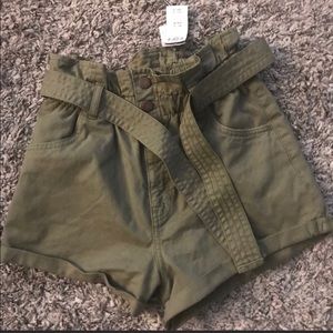 Abercrombie and Fitch Tie Waist Shorts NWT